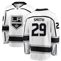 Men's Fanatics Branded Los Angeles Kings Billy Smith White Away Jersey - Breakaway
