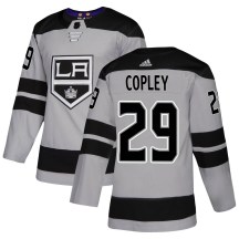 Men's Adidas Los Angeles Kings Pheonix Copley Gray Alternate Jersey - Authentic