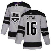 Men's Adidas Los Angeles Kings Eddie Joyal Gray Alternate Jersey - Authentic