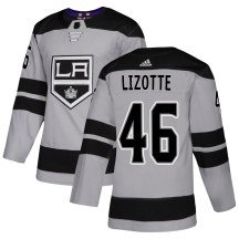Men's Adidas Los Angeles Kings Blake Lizotte Gray Alternate Jersey - Authentic