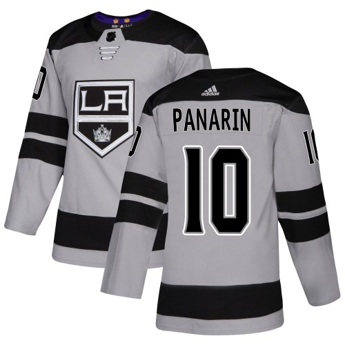Men's Adidas Los Angeles Kings Artemi Panarin Gray Alternate Jersey - Authentic Men's Adidas Los Angeles Kings Artemi Panarin Gray Alternate Jersey - Authentic