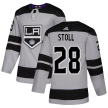 Men's Adidas Los Angeles Kings Jarret Stoll Gray Alternate Jersey - Authentic