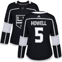 Women's Adidas Los Angeles Kings Harry Howell Black Home Jersey - Authentic