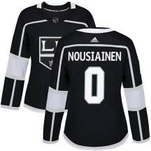 Women's Adidas Los Angeles Kings Kim Nousiainen Black Home Jersey - Authentic