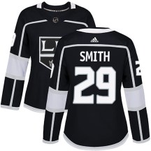 Women's Adidas Los Angeles Kings Billy Smith Black Home Jersey - Authentic