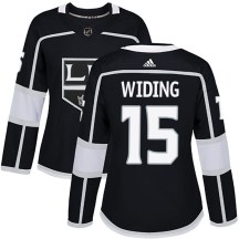 Women's Adidas Los Angeles Kings Juha Widing Black Home Jersey - Authentic