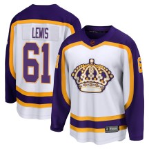 Men's Fanatics Branded Los Angeles Kings Trevor Lewis White Special Edition 2.0 Jersey - Breakaway