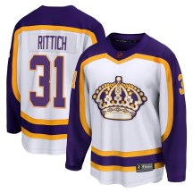 Men's Fanatics Branded Los Angeles Kings David Rittich White Special Edition 2.0 Jersey - Breakaway