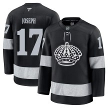 Youth Fanatics Los Angeles Kings Mathieu Joseph Black Alternate Jersey - Premium