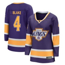 Women's Fanatics Branded Los Angeles Kings Rob Blake Purple 2020/21 Special Edition Jersey - Breakaway