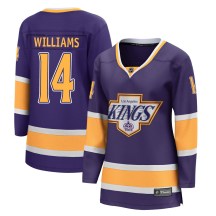 Women's Fanatics Branded Los Angeles Kings Justin Williams Purple 2020/21 Special Edition Jersey - Breakaway