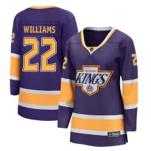 Women's Fanatics Branded Los Angeles Kings Tiger Williams Purple 2020/21 Special Edition Jersey - Breakaway