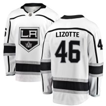 Youth Fanatics Branded Los Angeles Kings Blake Lizotte White Away Jersey - Breakaway