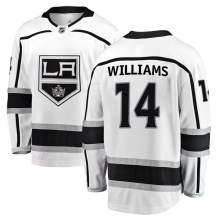 Youth Fanatics Branded Los Angeles Kings Justin Williams White Away Jersey - Breakaway