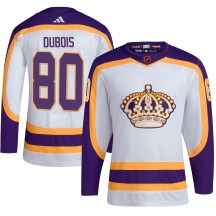 Men's Adidas Los Angeles Kings Pierre-Luc Dubois White Reverse Retro 2.0 Jersey - Authentic