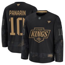 Youth Fanatics Los Angeles Kings Artemi Panarin Black 2024 Military Appreciation Practice Jersey - Premium