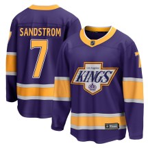 Men's Fanatics Branded Los Angeles Kings Tomas Sandstrom Purple 2020/21 Special Edition Jersey - Breakaway