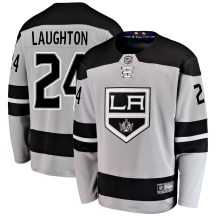 Youth Fanatics Branded Los Angeles Kings Scott Laughton Gray Alternate Jersey - Breakaway