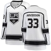 Women's Fanatics Branded Los Angeles Kings Viktor Arvidsson White Away Jersey - Breakaway