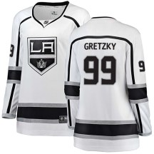 Women's Fanatics Branded Los Angeles Kings Wayne Gretzky White Away Jersey - Breakaway