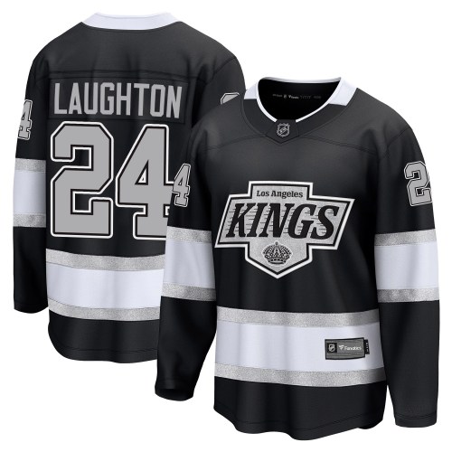 Men's Fanatics Los Angeles Kings Scott Laughton Black Home Jersey - Breakaway