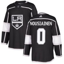 Men's Adidas Los Angeles Kings Kim Nousiainen Black Home Jersey - Authentic