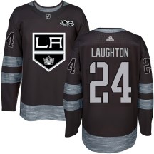 Youth Los Angeles Kings Scott Laughton Black 1917-2017 100th Anniversary Jersey - Authentic