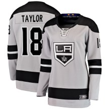 Women's Fanatics Branded Los Angeles Kings Dave Taylor Gray Alternate Jersey - Breakaway
