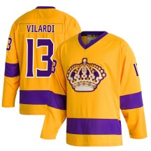 Men's Adidas Los Angeles Kings Gabriel Vilardi Gold Classics Jersey - Authentic