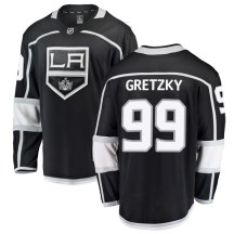 Men's Fanatics Branded Los Angeles Kings Wayne Gretzky Black Home Jersey - Breakaway