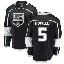 Men's Fanatics Branded Los Angeles Kings Harry Howell Black Home Jersey - Breakaway