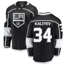 Men's Fanatics Branded Los Angeles Kings Arthur Kaliyev Black Home Jersey - Breakaway