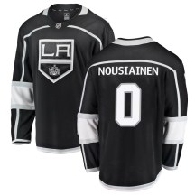 Men's Fanatics Branded Los Angeles Kings Kim Nousiainen Black Home Jersey - Breakaway