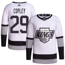 Men's Adidas Los Angeles Kings Pheonix Copley White 2021/22 Alternate Primegreen Pro Player Jersey - Authentic