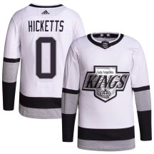 Men's Adidas Los Angeles Kings Joe Hicketts White 2021/22 Alternate Primegreen Pro Player Jersey - Authentic