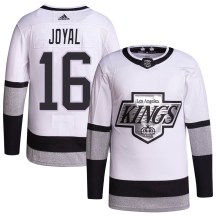 Men's Adidas Los Angeles Kings Eddie Joyal White 2021/22 Alternate Primegreen Pro Player Jersey - Authentic
