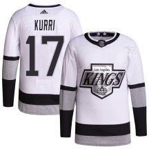 Men's Adidas Los Angeles Kings Jari Kurri White 2021/22 Alternate Primegreen Pro Player Jersey - Authentic