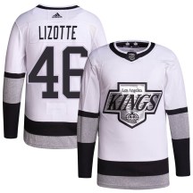 Men's Adidas Los Angeles Kings Blake Lizotte White 2021/22 Alternate Primegreen Pro Player Jersey - Authentic