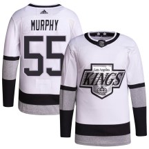 Men's Adidas Los Angeles Kings Larry Murphy White 2021/22 Alternate Primegreen Pro Player Jersey - Authentic