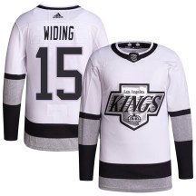 Men's Adidas Los Angeles Kings Juha Widing White 2021/22 Alternate Primegreen Pro Player Jersey - Authentic