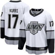 Men's Fanatics Branded Los Angeles Kings Jari Kurri White Breakaway Alternate Jersey - Premier