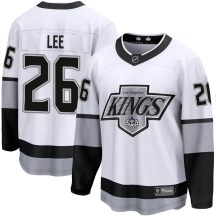 Men's Fanatics Branded Los Angeles Kings Andre Lee White Breakaway Alternate Jersey - Premier