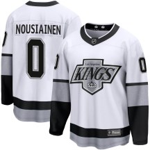 Men's Fanatics Branded Los Angeles Kings Kim Nousiainen White Breakaway Alternate Jersey - Premier