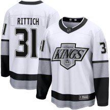 Men's Fanatics Branded Los Angeles Kings David Rittich White Breakaway Alternate Jersey - Premier