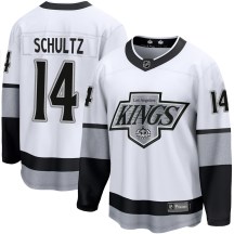 Men's Fanatics Branded Los Angeles Kings Dave Schultz White Breakaway Alternate Jersey - Premier