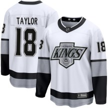 Men's Fanatics Branded Los Angeles Kings Dave Taylor White Breakaway Alternate Jersey - Premier