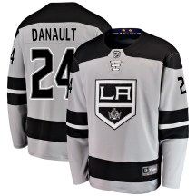 Men's Fanatics Branded Los Angeles Kings Phillip Danault Gray Alternate Jersey - Breakaway
