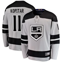 Men's Fanatics Branded Los Angeles Kings Anze Kopitar Gray Alternate Jersey - Breakaway