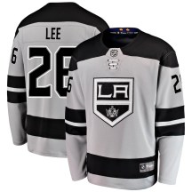 Men's Fanatics Branded Los Angeles Kings Andre Lee Gray Alternate Jersey - Breakaway