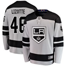 Men's Fanatics Branded Los Angeles Kings Blake Lizotte Gray Alternate Jersey - Breakaway